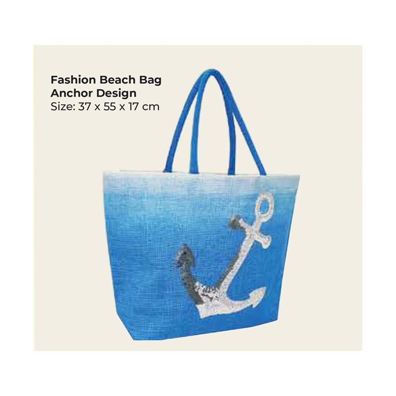 Fashion Beach Bag  Anchor Design With Logo